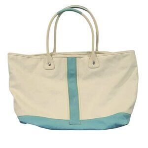 Stella & Dot Canvas Tote Shoulder Bag Oversized Cottagecore Gardencore